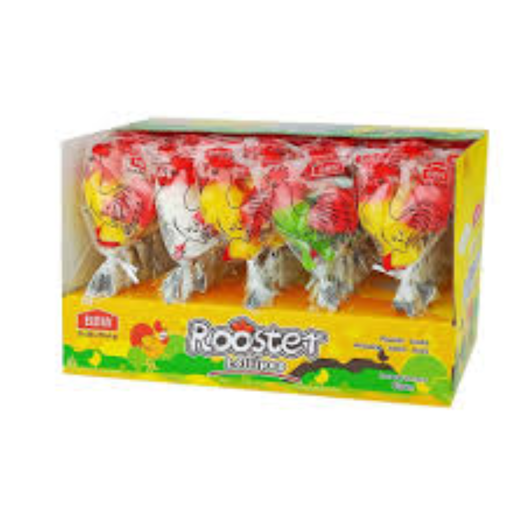 BBW ROOSTER LOLLIPOP 50PCS